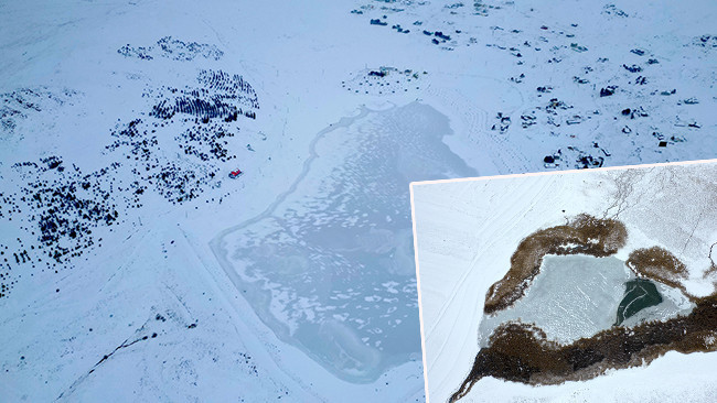 Kar Yağışının Ardından Don Anları! 'Kesin Korunacak Hassas Alan' Olarak Tescillendi
