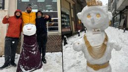 Kardan Gelin ve Eğlenceli Anlar: Altınlarla S&uuml;slenmiş Gelin Dikkat &Ccedil;ekti!