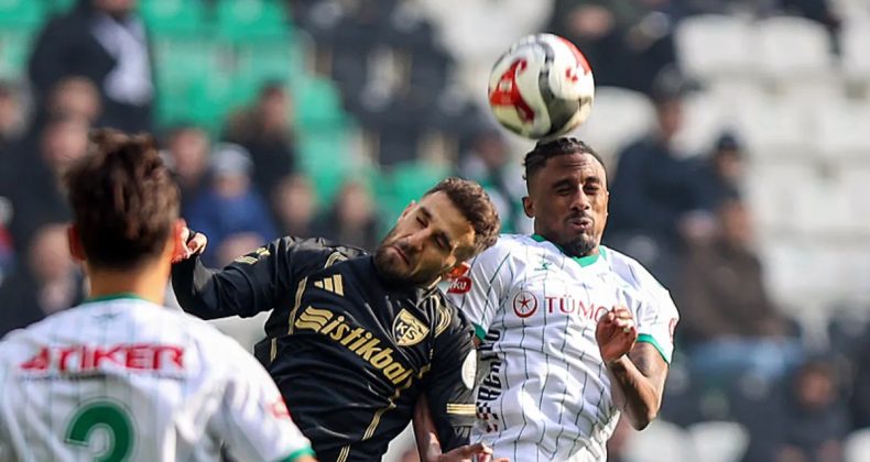 Kayserispor, Konya'da 1 Puanı 90+3'te Kurtardı!