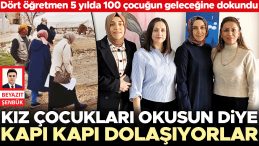 Kız &Ccedil;ocukları Okusun Diye Kapı Kapı Dolaşıyorlar