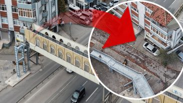 Mahkeme Kararıyla Evin Yanındaki &Uuml;st Ge&ccedil;it 1 Metre Uzağa Alındı