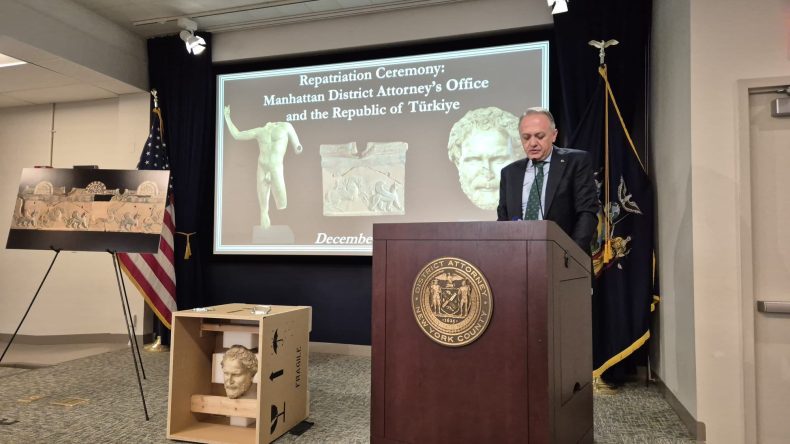 New York'tan Ankara'ya Tarihi D&ouml;n&uuml;ş! Ka&ccedil;ırılan Tarih Anadolu Medeniyetleri M&uuml;zesi'nde