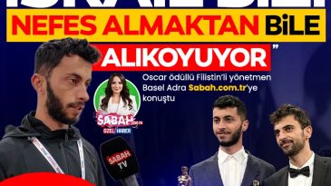 Oscar &Ouml;d&uuml;ll&uuml; Filistinli Y&ouml;netmen Basel Adra, Sabah.com.tr'ye Konuştu: "Film Değil, İsrail'e Karşı Direniş"