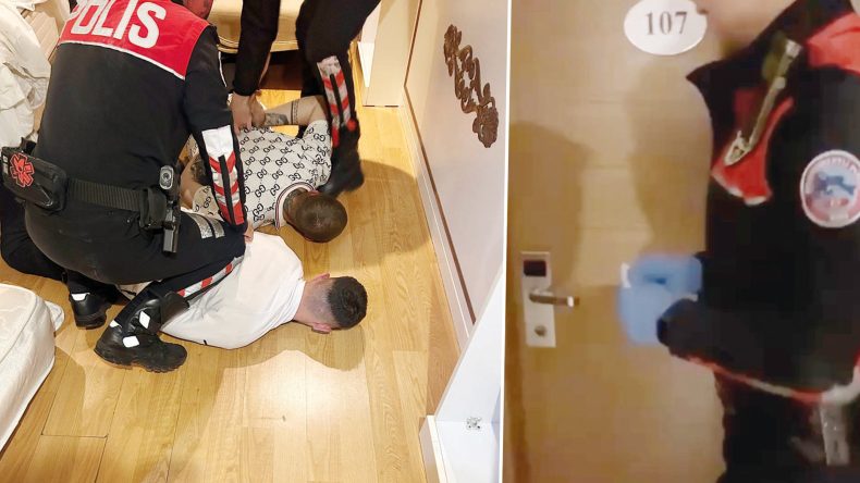 Otelin 107 Numaralı Odasına Baskın