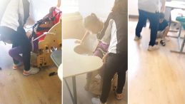 Otizmli &Ccedil;ocukları Sıralara Bağladılar… İnsanlığınız Batsın