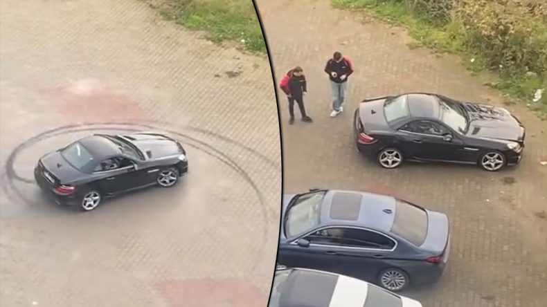 &Ouml;zel Hastane Valeleri M&uuml;şterinin Aracında Drift Yaptı