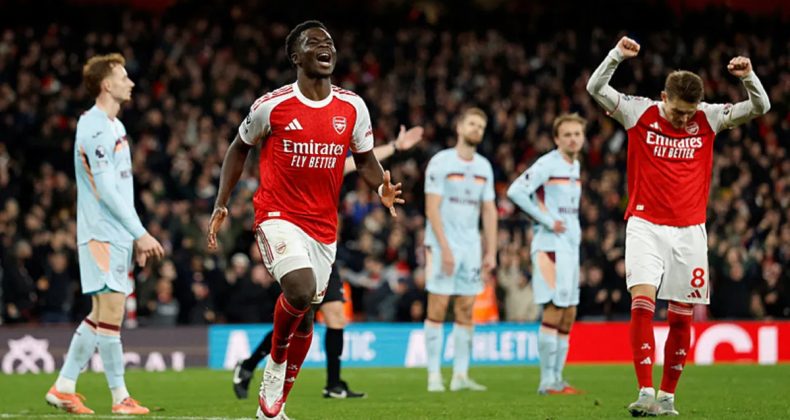 Premier Lig'de Lider Arsenal, Brentford'u İki Golle Ge&ccedil;ti
