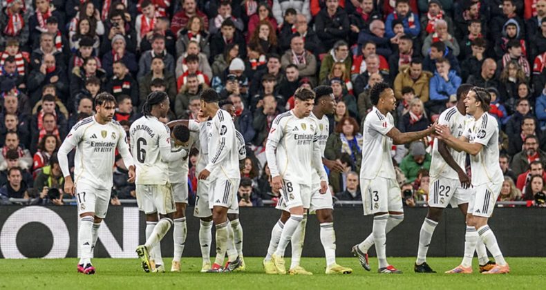 Real Madrid, Athletic Bilbao'yu 3-0 ile Ge&ccedil;ti