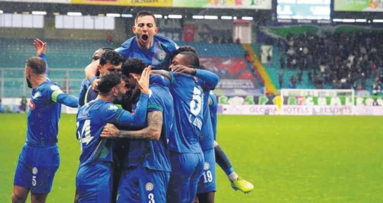 Rize özlemini bitirdi 4 maç sonra güldü