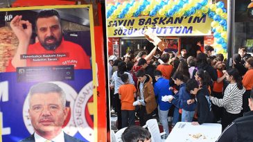 Sadettin Saran 'S&ouml;z&uuml;n&uuml; tut' dedi! &Ouml;ğrencilere &uuml;cretsiz dağıttı
