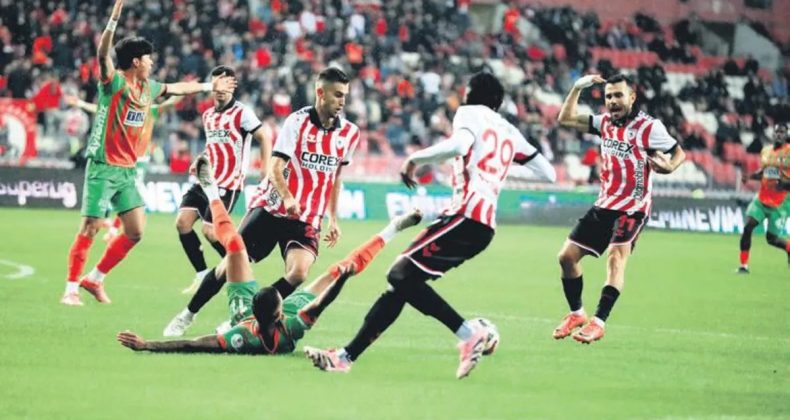 Samsun Skoru Koruyamadı, Alanya Son Dakikada Eşitledi