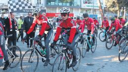 Sarıkamış Şehitleri Anısına Pedal &Ccedil;eviriyorlar