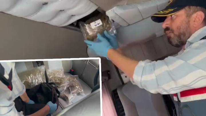 Servis Araçlarında 30 Milyon Lira Değerinde Uyuşturucu Ele Geçirildi! 7 Kişi Tutuklandı