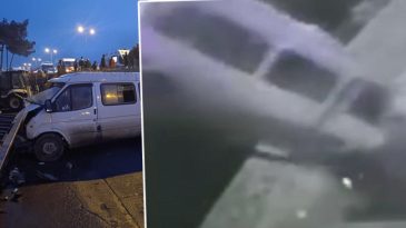 Sinop'ta Servis Minib&uuml;s&uuml; ve Otomobil &Ccedil;arpıştı: &Ouml;l&uuml; ve Yaralılar Var! Kaza Anı Kamerada