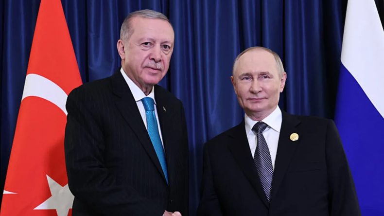 SON DAKİKA… Türkmenistan'da Diplomasi Zirvesi: Başkan Erdoğan, Putin ile Görüştü