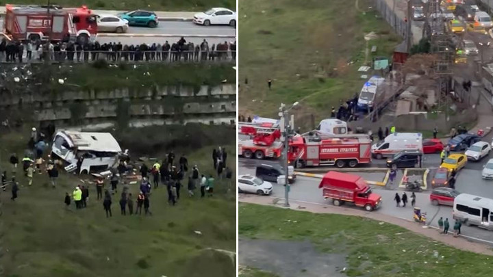 Son Gelişmeler… Esenyurt'ta Korkun&ccedil; Kaza! Otob&uuml;s Şarampole D&uuml;şt&uuml;: &Ouml;l&uuml;ler ve Yaralılar Var