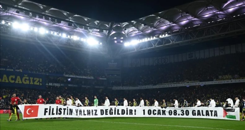 Spor Kul&uuml;pleri Filistin İ&ccedil;in Y&uuml;r&uuml;y&uuml;şe Destek Verdi