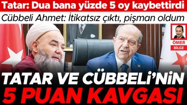 Tatar&rsquo;la C&uuml;bbeli Ahmet&rsquo;in Se&ccedil;im Duası Kavgası