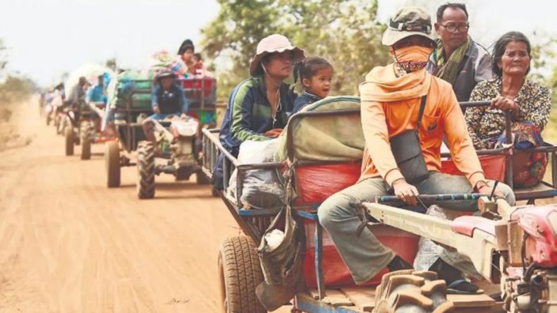 Tayland-Kambo&ccedil;ya &Ccedil;atışması 500 Bin Kişiyi Yerinden Etti