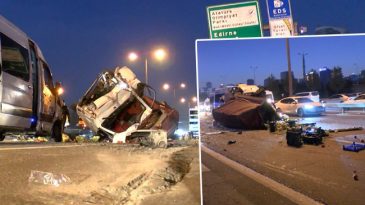 TEM Otoyolu'nda Zincirleme Kaza: Kilometrelerce Ara&ccedil; Kuyruğu Oluştu