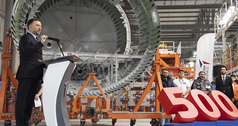 TUSAŞ'tan Airbus'a 500'&uuml;nc&uuml; A320 U&ccedil;ağı Sevkiyatı