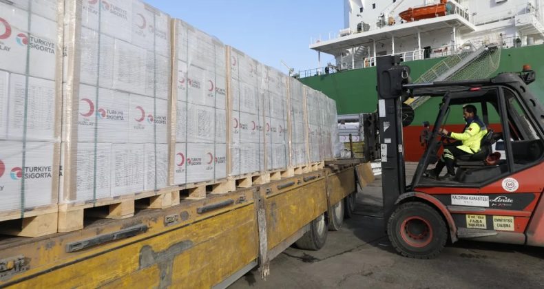 T&uuml;rkiye Sigorta ve T&uuml;rk Kızılay İş Birliğiyle Gazze'ye Destek