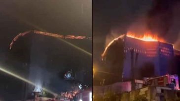 &Uuml;sk&uuml;dar'da Restorasyon Altındaki Ahşap K&ouml;şkte Yangın &Ccedil;ıktı