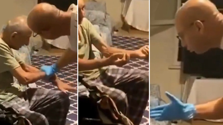 Yaşlı Bakım Merkezinde Şok Edici G&ouml;r&uuml;nt&uuml;ler! Bakanlıktan A&ccedil;ıklama Geldi