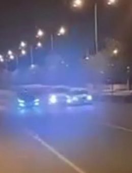 Yolda Kaza Anı Kamerada