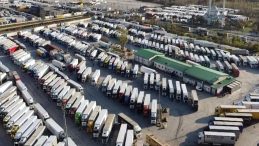 Yunanistan&rsquo;daki Grev Nedeniyle Kapıkule ve Hamzabeyli Sınır Kapılarında TIR Yoğunluğu