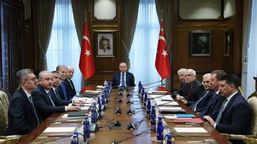 Y&uuml;ksek İstişare Kurulu, Cumhurbaşkanı Erdoğan'ın Başkanlığında Bir Araya Geldi
