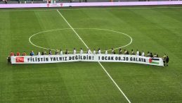 Ziraat T&uuml;rkiye Kupası Ma&ccedil;ında Gazze Y&uuml;r&uuml;y&uuml;ş&uuml;ne Destek!