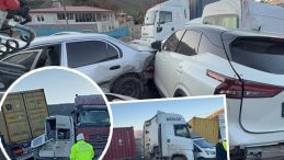 11 Ara&ccedil; Zincirleme Kazada 11 Kişi Yaralandı