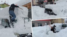 2 G&uuml;n Boyunca Aralıksız Yağış: Şehir Kar Altında Kaldı, Vatandaşlar Ara&ccedil;larını &Ccedil;ıkarmakta Zorlandı