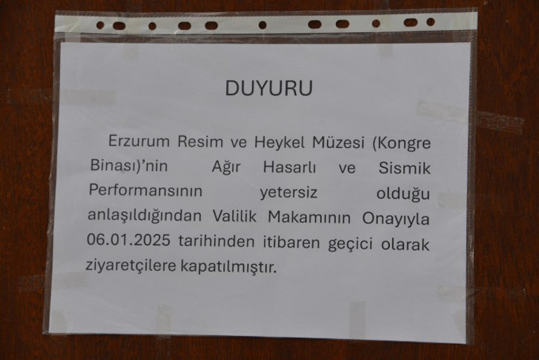 Erzurum Kongresi Binası Gözlem