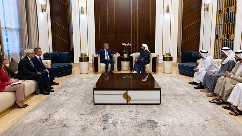 Bakan Fidan ve Al Nahyan Görüşmesi