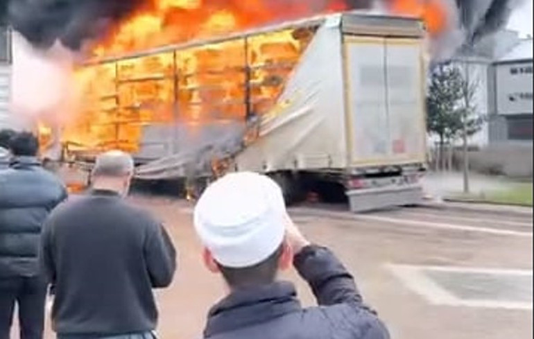 Söndürülen yangın