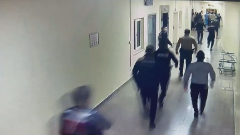 Atlas hastaneye getirilirken