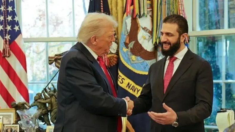 ABD Başkanı Trump, Şara ile Görüşme Gerçekleştirdi