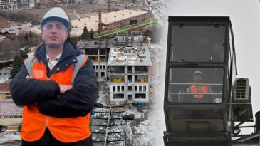 Abisinin Tavsiyesiyle Y&uuml;kseklerde &Ccedil;alışmaya Başladı: 35 Metre Y&uuml;kseklikte!