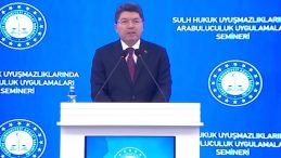 Adalet Bakanı Tun&ccedil;: Arabuluculukla milyonlarca dosya barış&ccedil;ıl şekilde &ccedil;&ouml;z&uuml;ld&uuml;&hellip; 9 milyona yakın başvuru, y&uuml;zde 62 uzlaşma