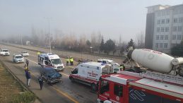 Ankara'da yoğun siste iki ayrı kaza! &Ccedil;ok sayıda yaralı var