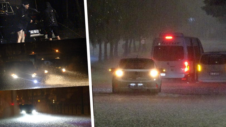 Antalya'da Yollar G&ouml;l Oldu: &Ccedil;ok Sayıda Ara&ccedil; Mahsur Kaldı