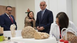 Bakan Ersoy: K&uuml;lt&uuml;r varlığı ka&ccedil;ak&ccedil;ılığıyla m&uuml;cadelede kararlılıkla yol alıyoruz