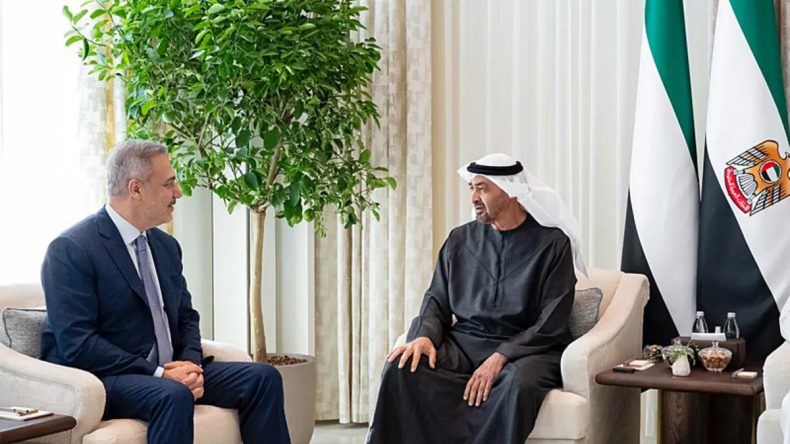 Bakan Fidan, BAE Devlet Başkanı ile M&uuml;&uuml;kemmel Bir G&ouml;r&uuml;şme Ger&ccedil;ekleştirdi!