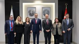 Bakan Fidan, BM M&uuml;lteciler Y&uuml;ksek Komiseri Salih'i Ağırladı