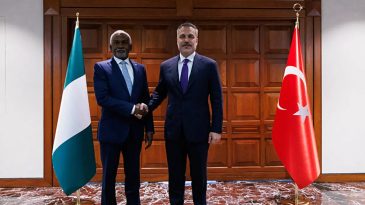 Bakan Fidan, Nijerya Dışişleri Bakanı Tuggar ile Bir Araya Geldi
