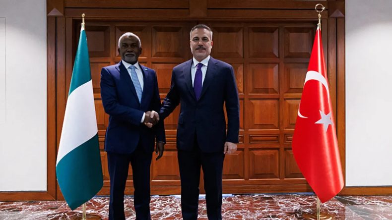 Bakan Fidan, Nijerya Dışişleri Bakanı Tuggar ile Bir Araya Geldi