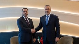 Bakan Fidan Suriyeli Mevkidaşı ile Bir Araya Geldi