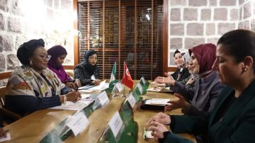 Bakan G&ouml;ktaş, Nijerya Kadın İşleri ve Sosyal Kalkınma Bakanı ile Temaslarda Bulundu